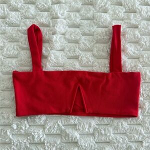 Edikted Bold Red Crop Top